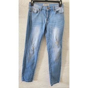 Encore Distressed Stretchy Skinny Jeans (5)